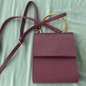 Angela Roi Burgundy Crossbody Bag